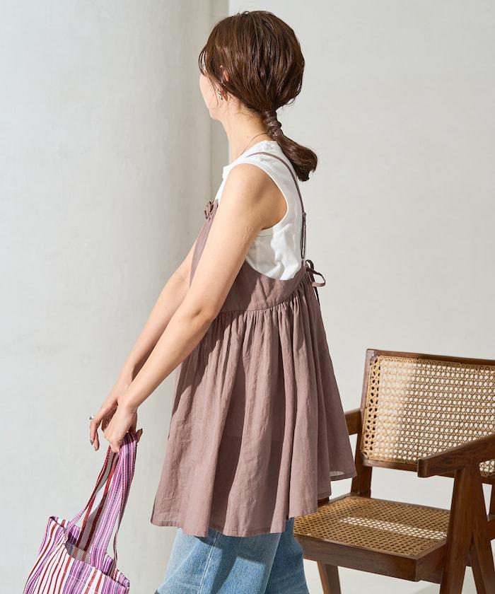 印度風格 增厚 切換 背心 T恤 套裝