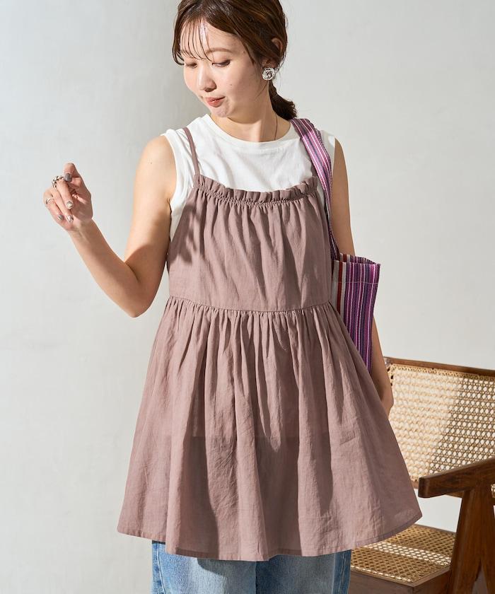 印度風格 增厚 切換 背心 T恤 套裝