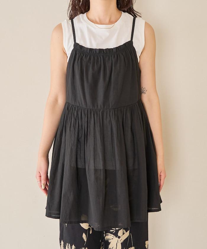 印度風格 增厚 切換 背心 T恤 套裝