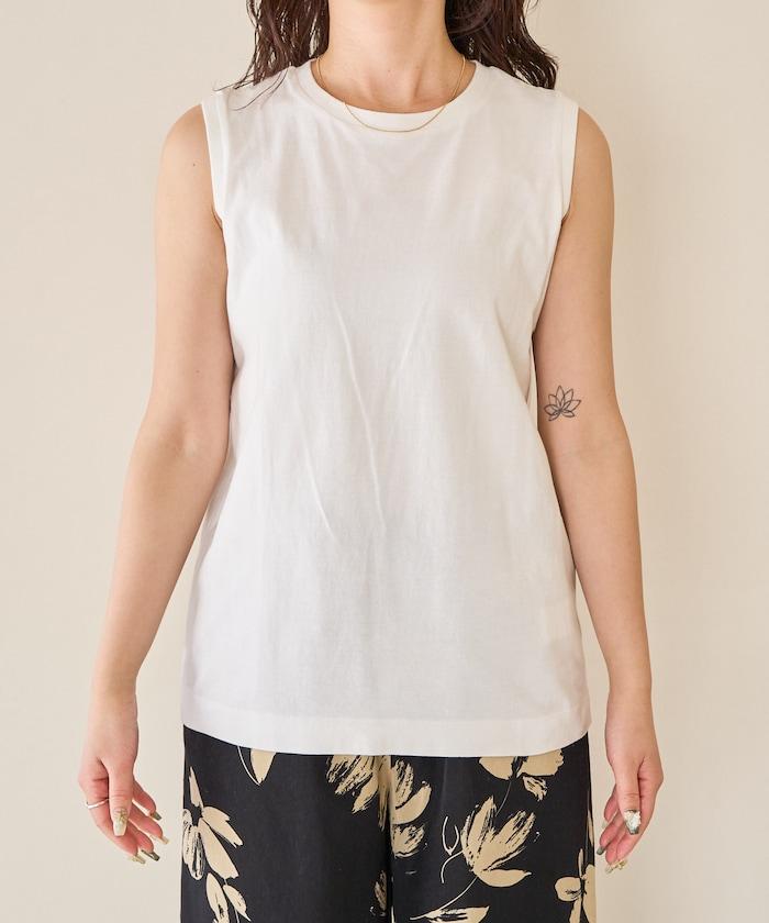 印度風格 增厚 切換 背心 T恤 套裝