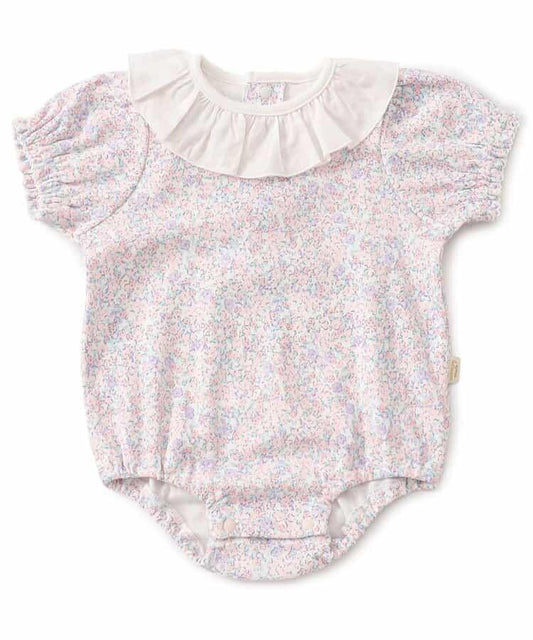 領口荷葉邊連體衣