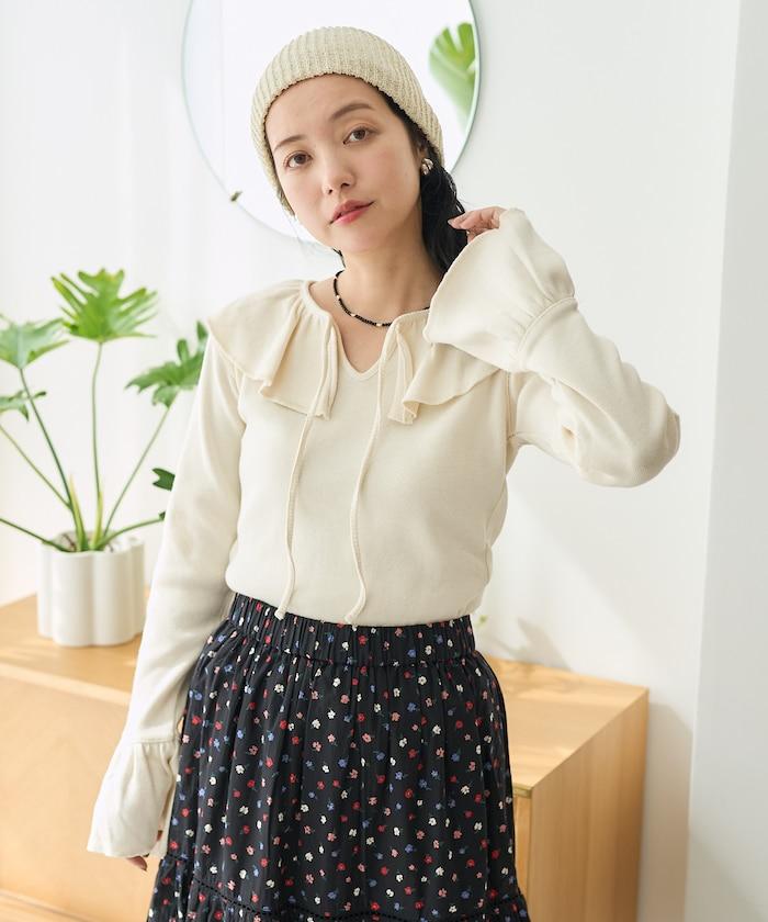 軍旅風荷葉邊衛衣