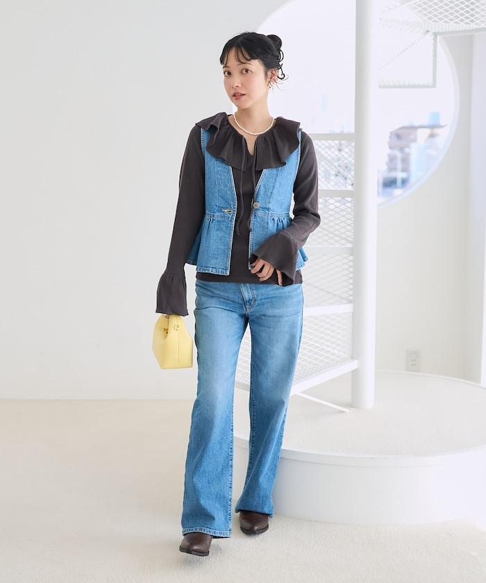 軍旅風荷葉邊衛衣