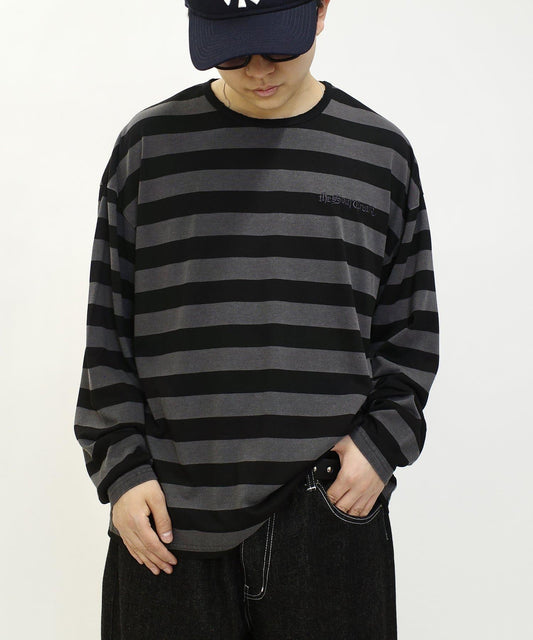 【酸奶油/酸奶油】條紋短袖T恤