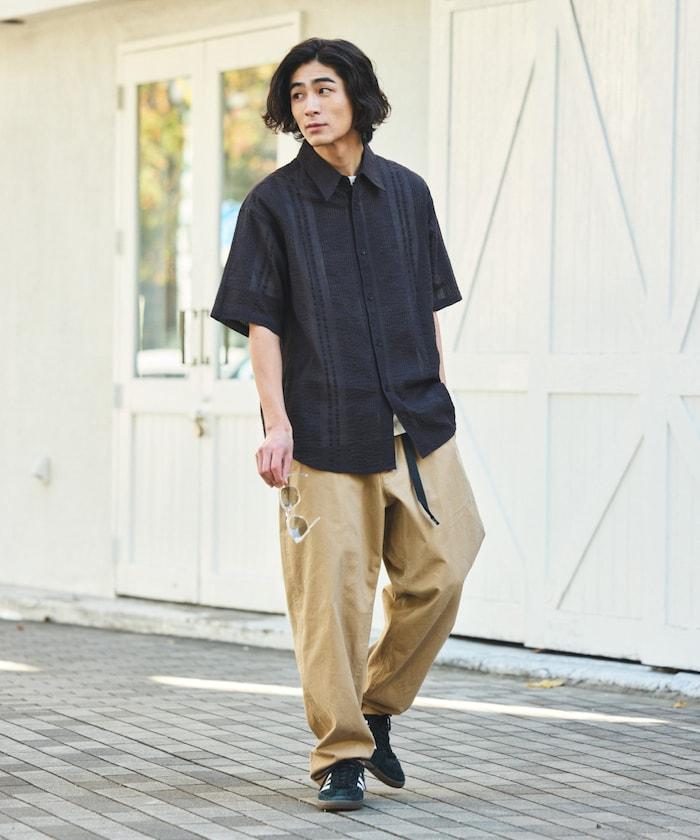 Relax Fit 舒適寬鬆 滌綸莎夏 短袖 襯衫