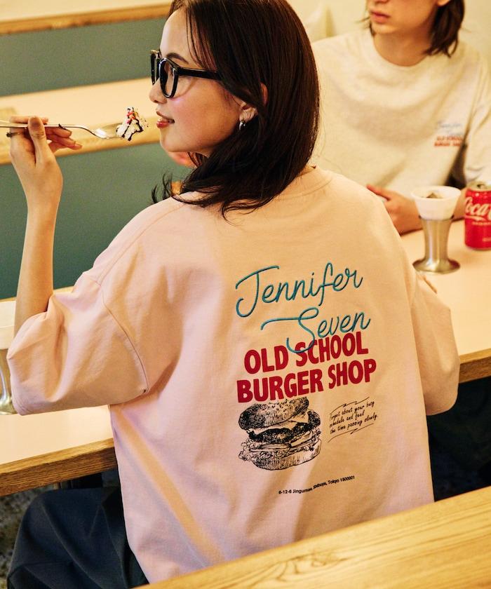 JENNIFER SEVEN×FREAK'S STORE 聯名 大尺寸 後背印花 圓領T恤