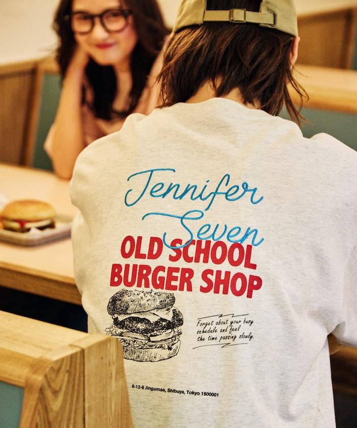 JENNIFER SEVEN×FREAK'S STORE 聯名 大尺寸 後背印花 圓領T恤