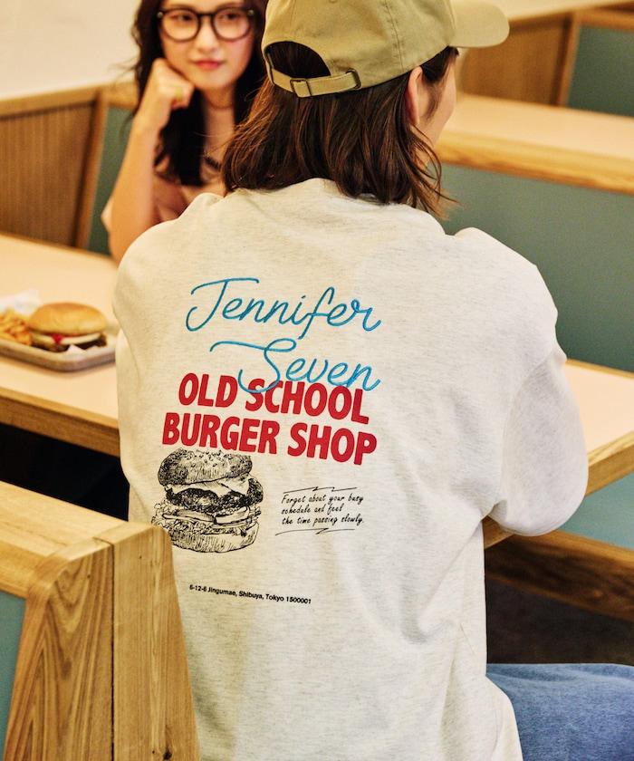 JENNIFER SEVEN×FREAK'S STORE 聯名 大尺寸 後背印花 圓領T恤