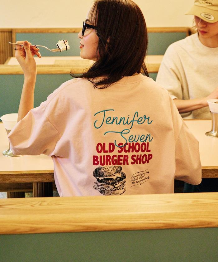 JENNIFER SEVEN×FREAK'S STORE 聯名 大尺寸 後背印花 圓領T恤