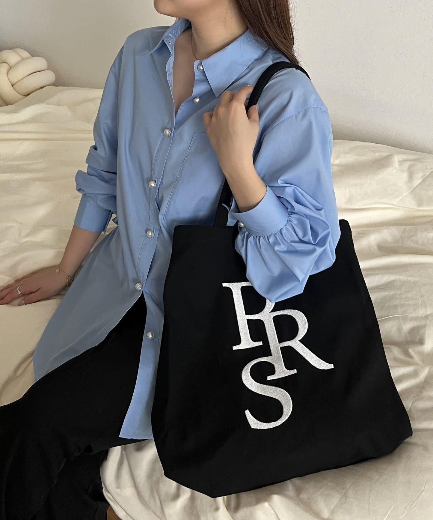 【PRS♥】刺繡標誌手提包
