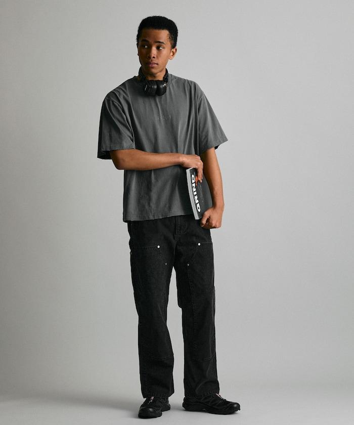 復古標誌短袖T恤