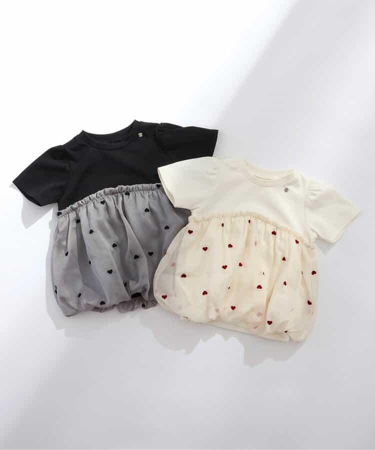 心形刺繡氣球接頭上衣