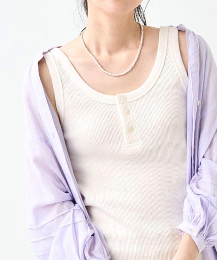 華夫格紋雙面穿背心