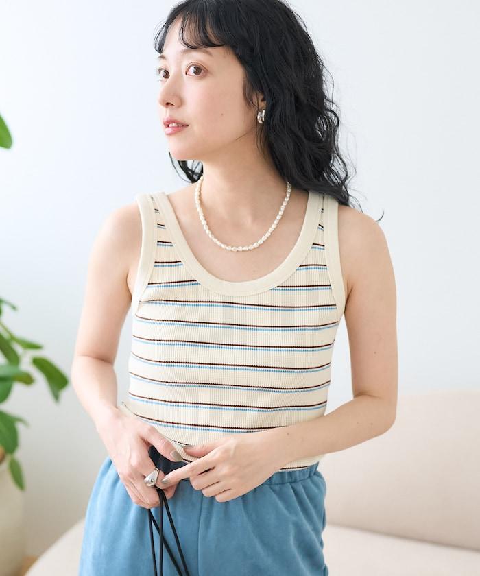 華夫格紋雙面穿背心