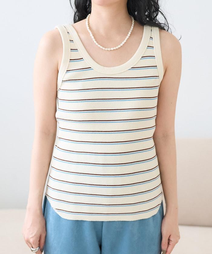 華夫格紋雙面穿背心