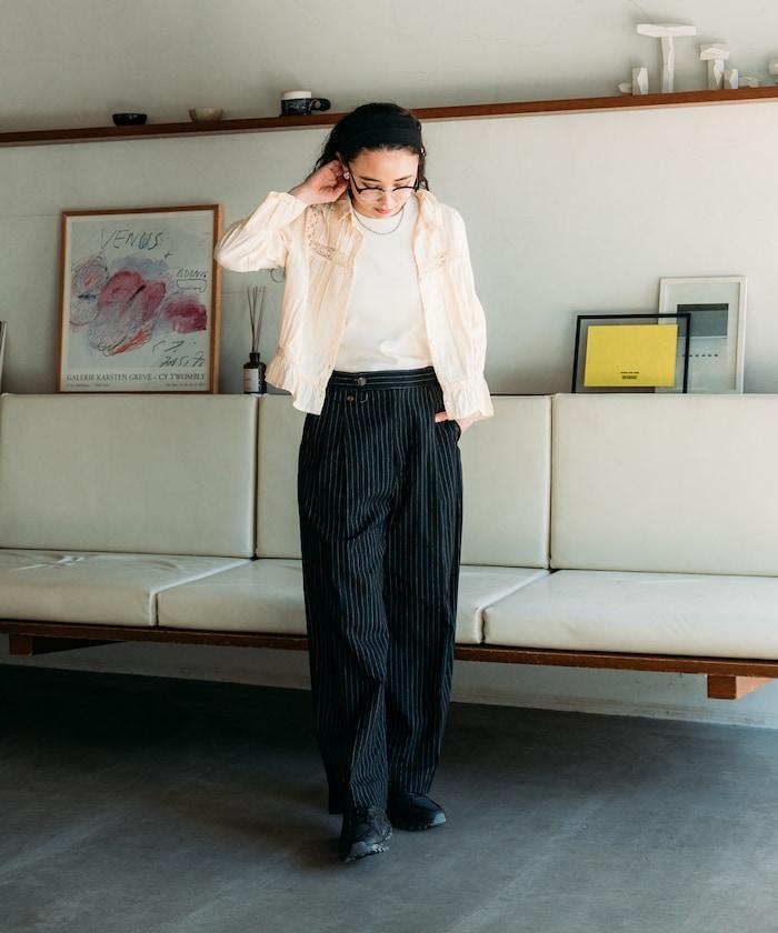 印度棉亞麻蕾絲襯衫