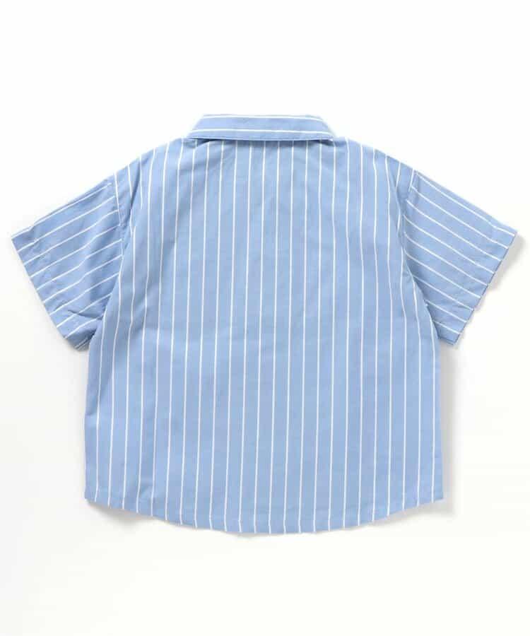 【連衣裙】條紋格子襯衫