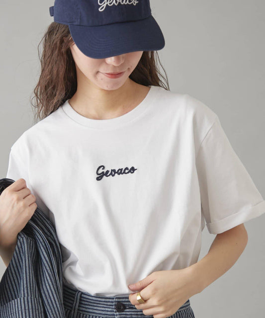 【GEVACO】一點小標誌鏈條刺繡T恤