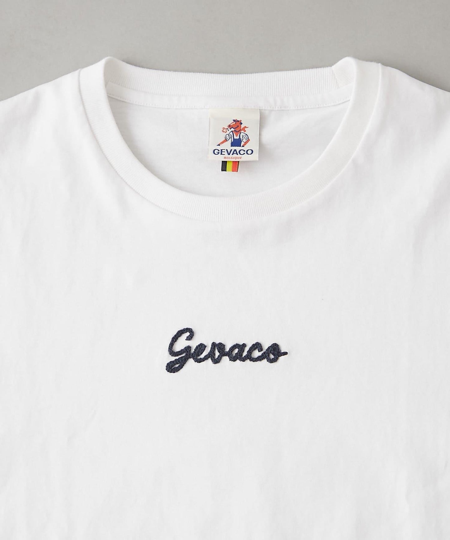 【GEVACO】一點小標誌鏈條刺繡T恤