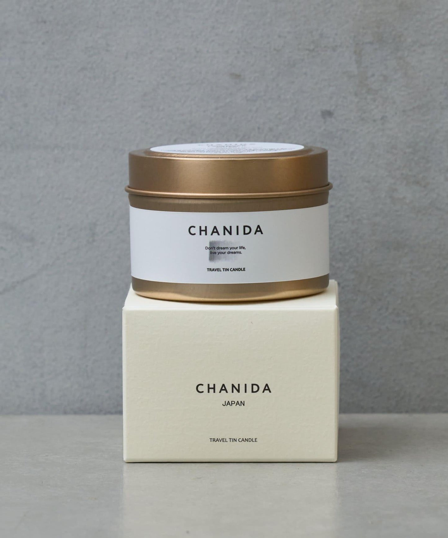 【CHANIDA 】旅行用石蠟蠟燭