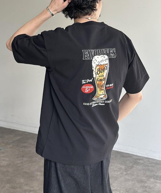 組合包刺繡T恤
