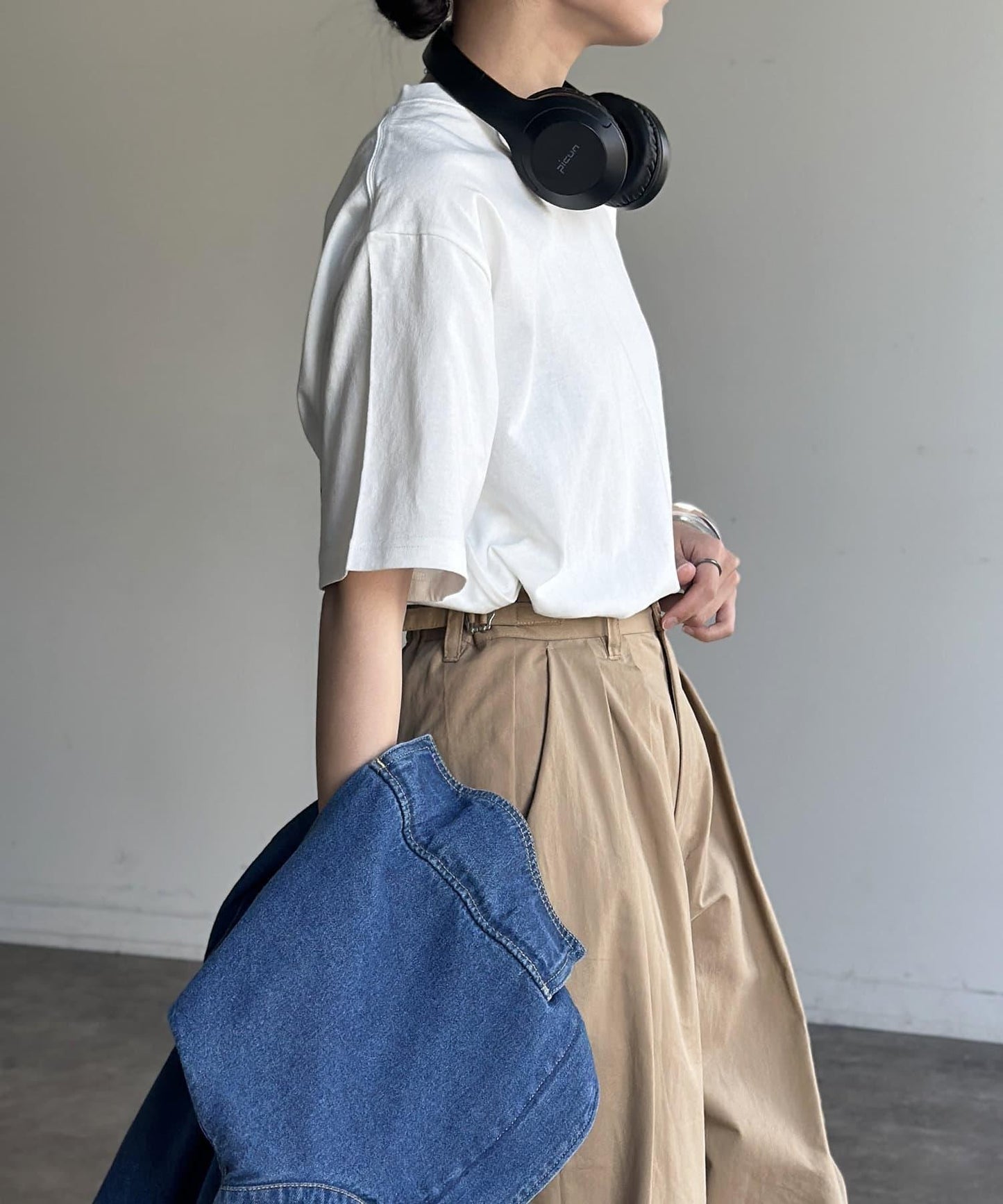 組合包刺繡T恤