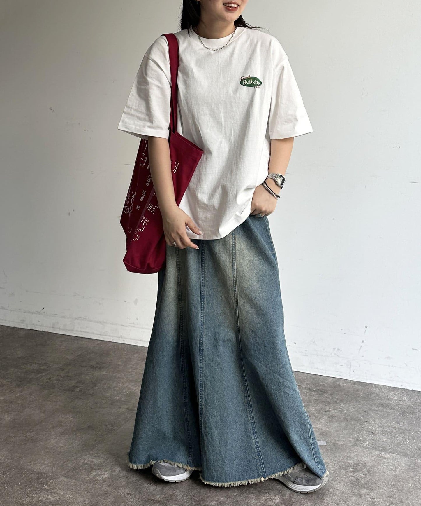 組合包刺繡T恤