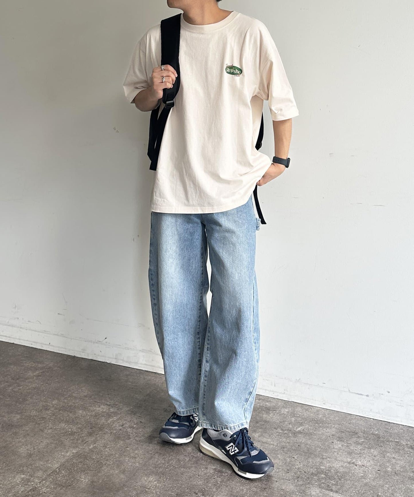 組合包刺繡T恤