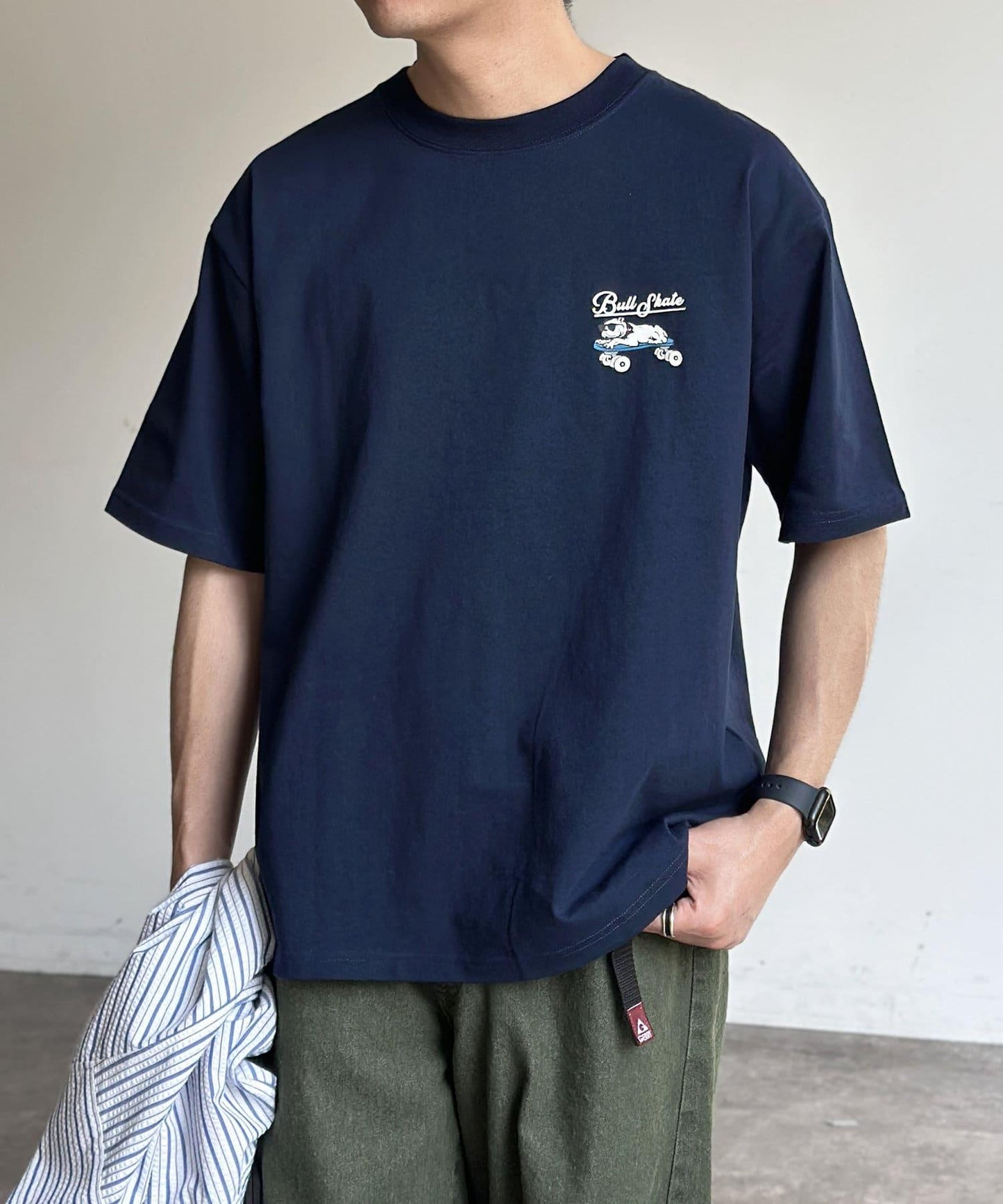 組合包刺繡T恤