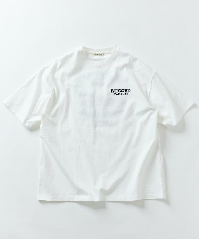 大尺寸 倒車設計刺繡 圓領 T恤 / TIGER