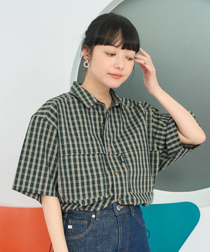 聯名 釣魚口袋 短袖襯衫