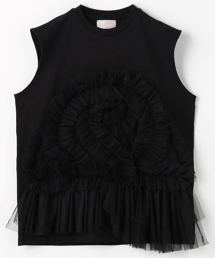 蕾絲無袖T恤 / VW-SS25-CS02