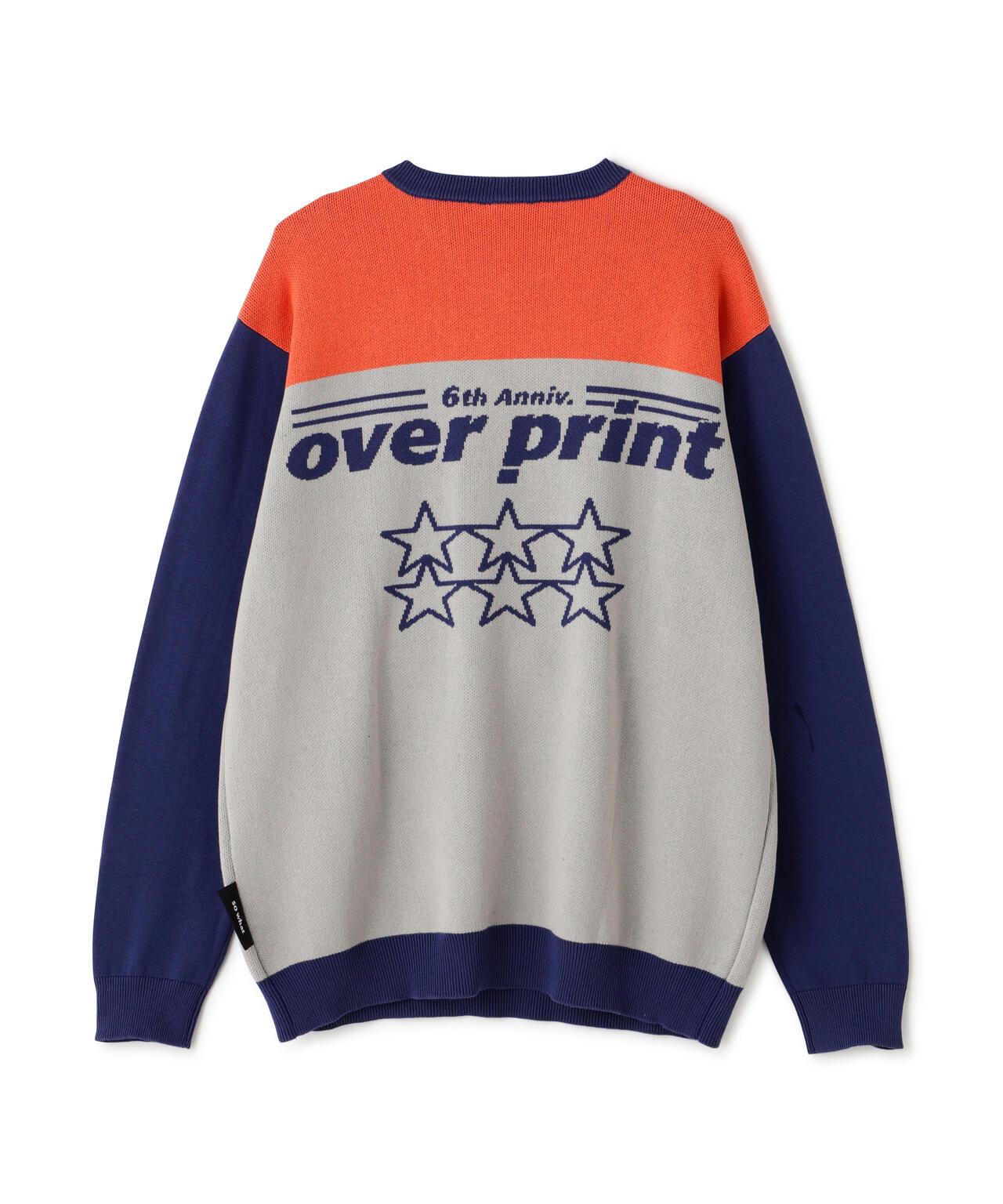 overprint/印花/78 V領棉針織衫