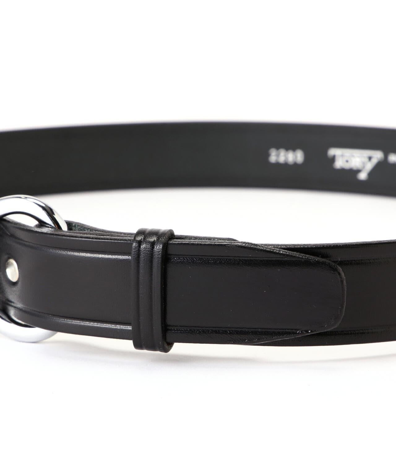 TORY LEATHER 鎳質蹄鏟腰帶