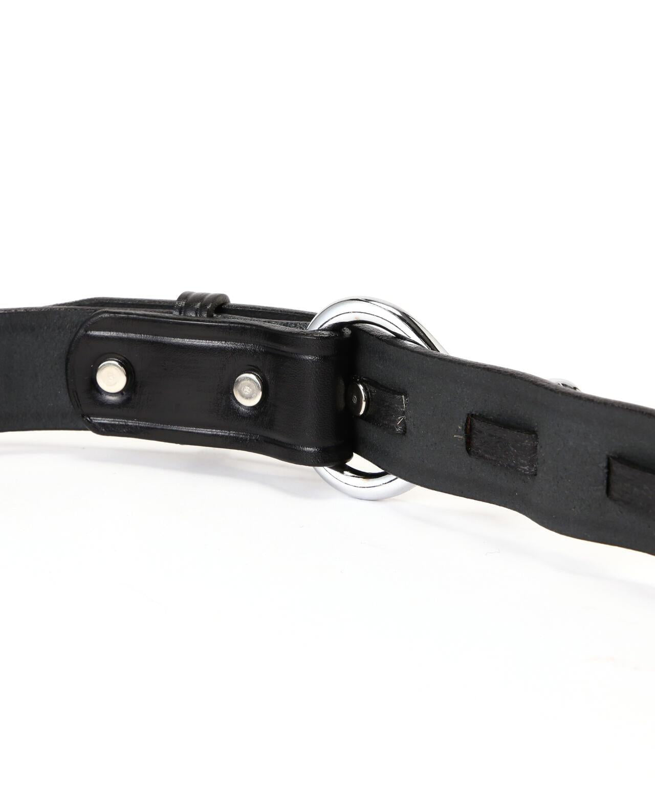 TORY LEATHER 鎳質蹄鏟腰帶