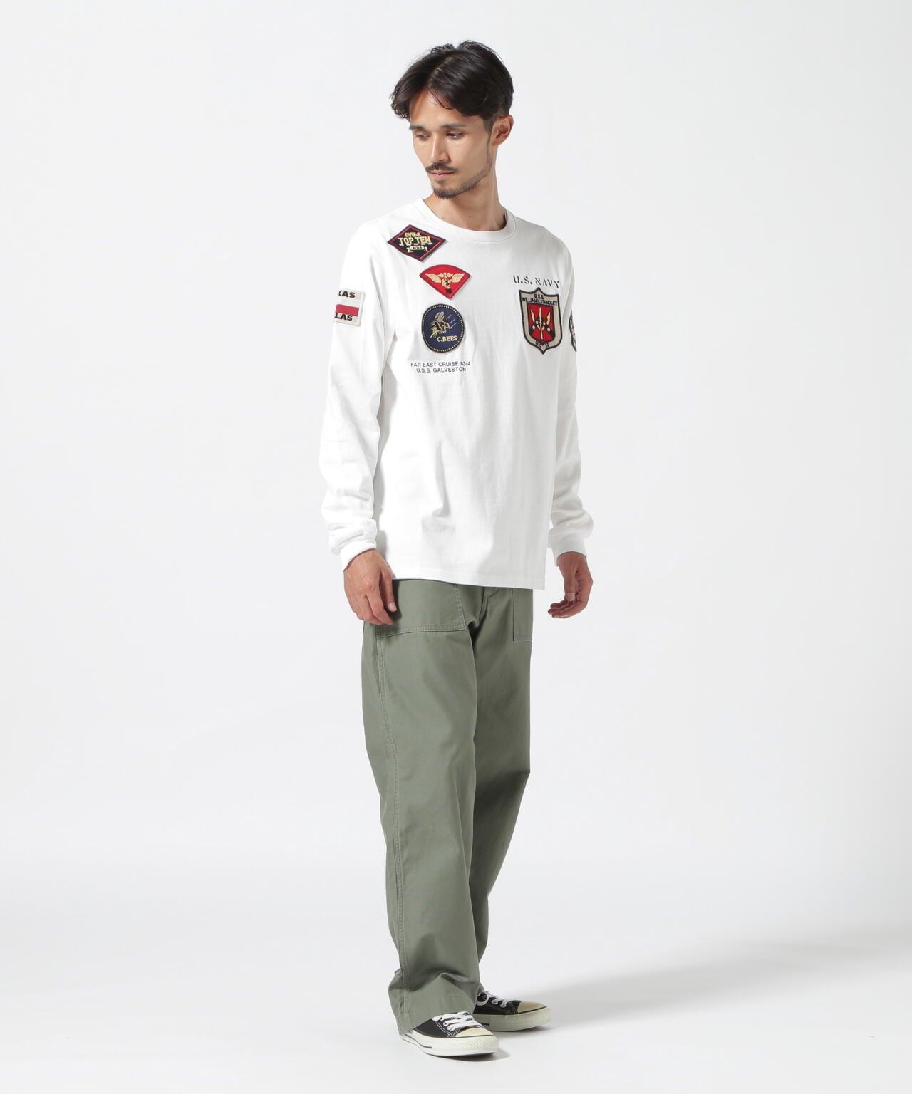 《&DEPOT限定》TOP GUN PATCHED 長袖 T恤 / Top Gun 貼片 長袖 T恤 / AVIREX