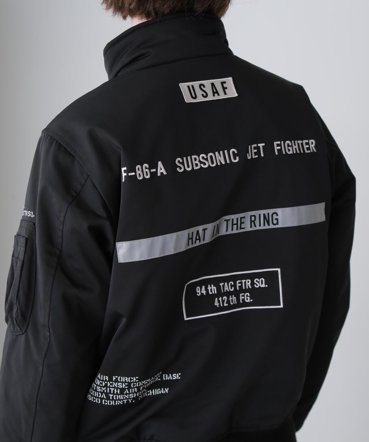 《直營店限定》STENCIL JKT "HAT IN THE RING"/印花夾克