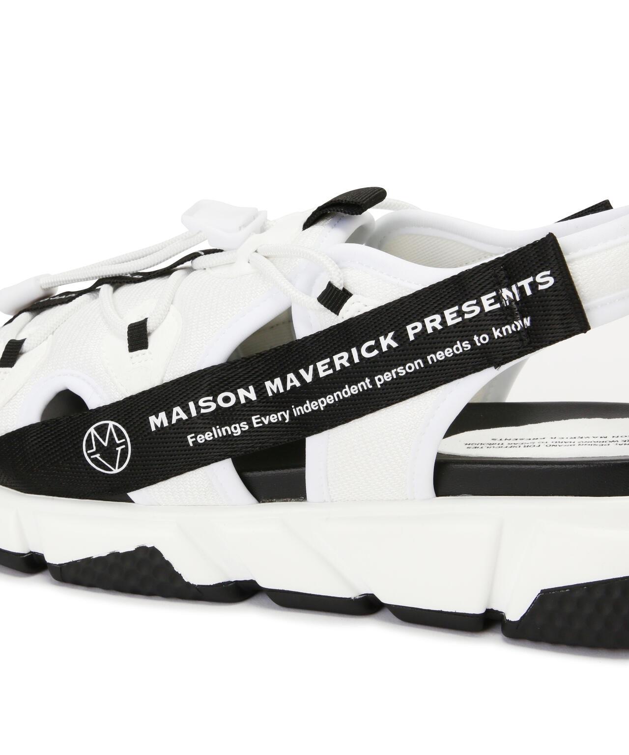 MAISON MAVERICK推出的LOGO爸爸涼鞋運動鞋
