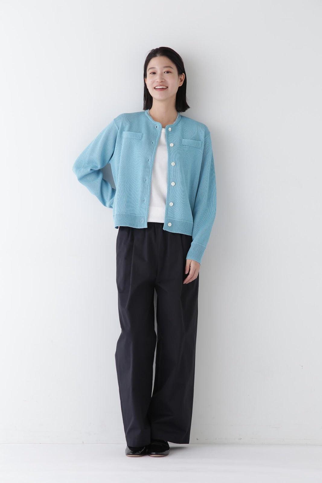 中厚格子開衫