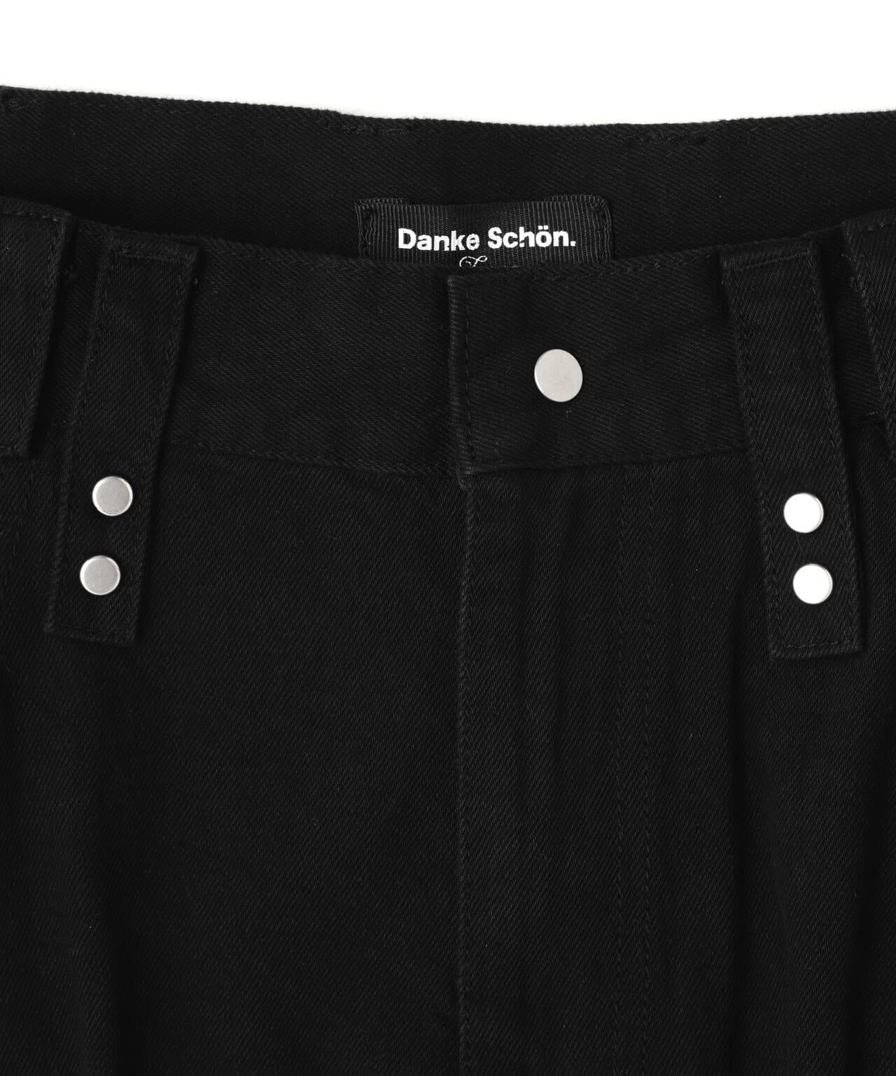 DankeSchon/11盎司D拉鍊口袋喇叭褲