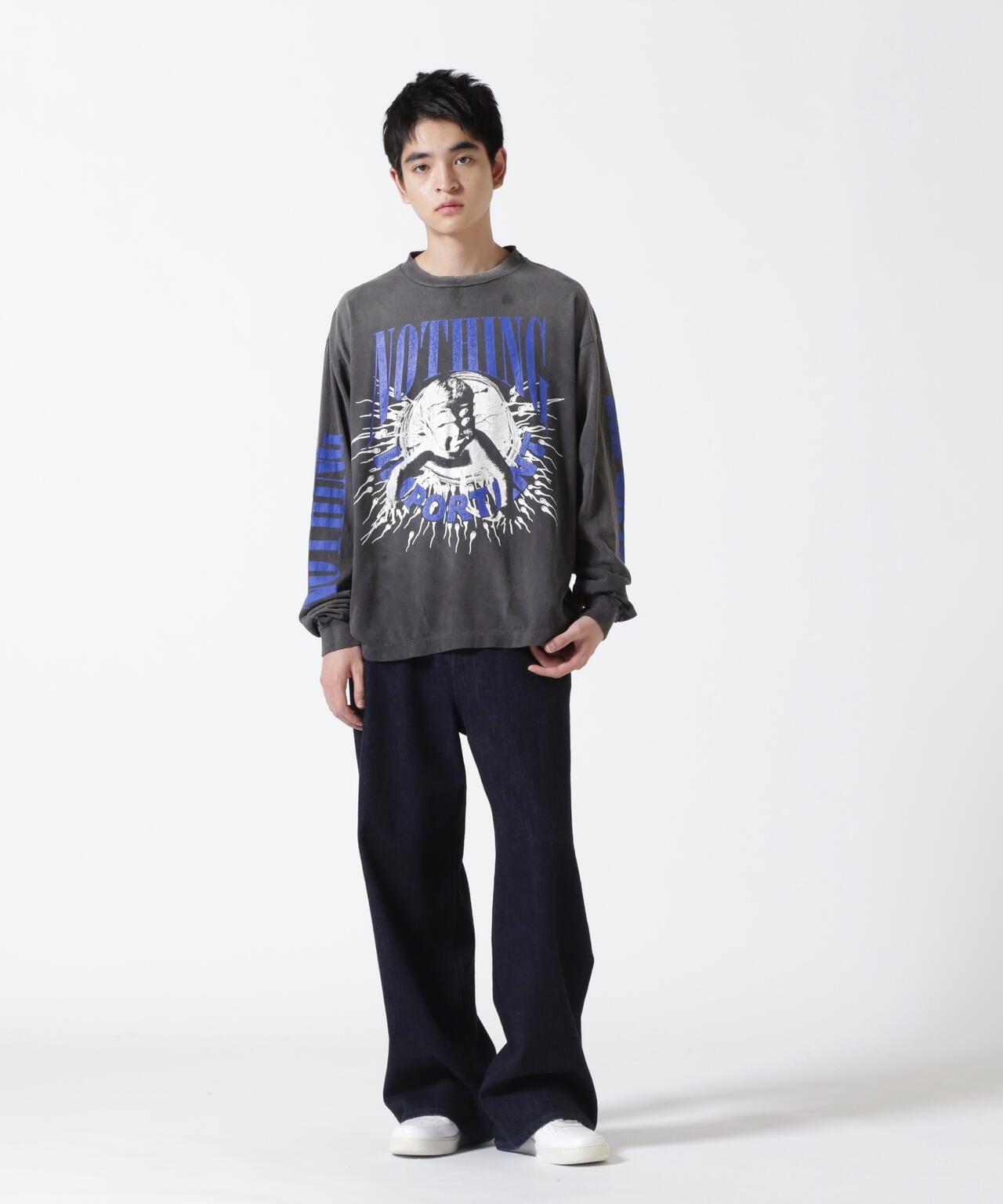 聖邁克爾/KK_LS TEE/無印/黑色