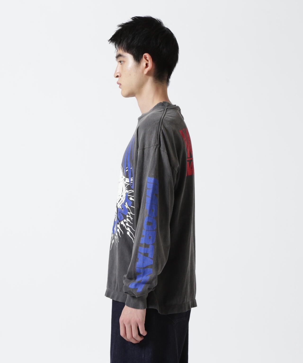 聖邁克爾/KK_LS TEE/無印/黑色