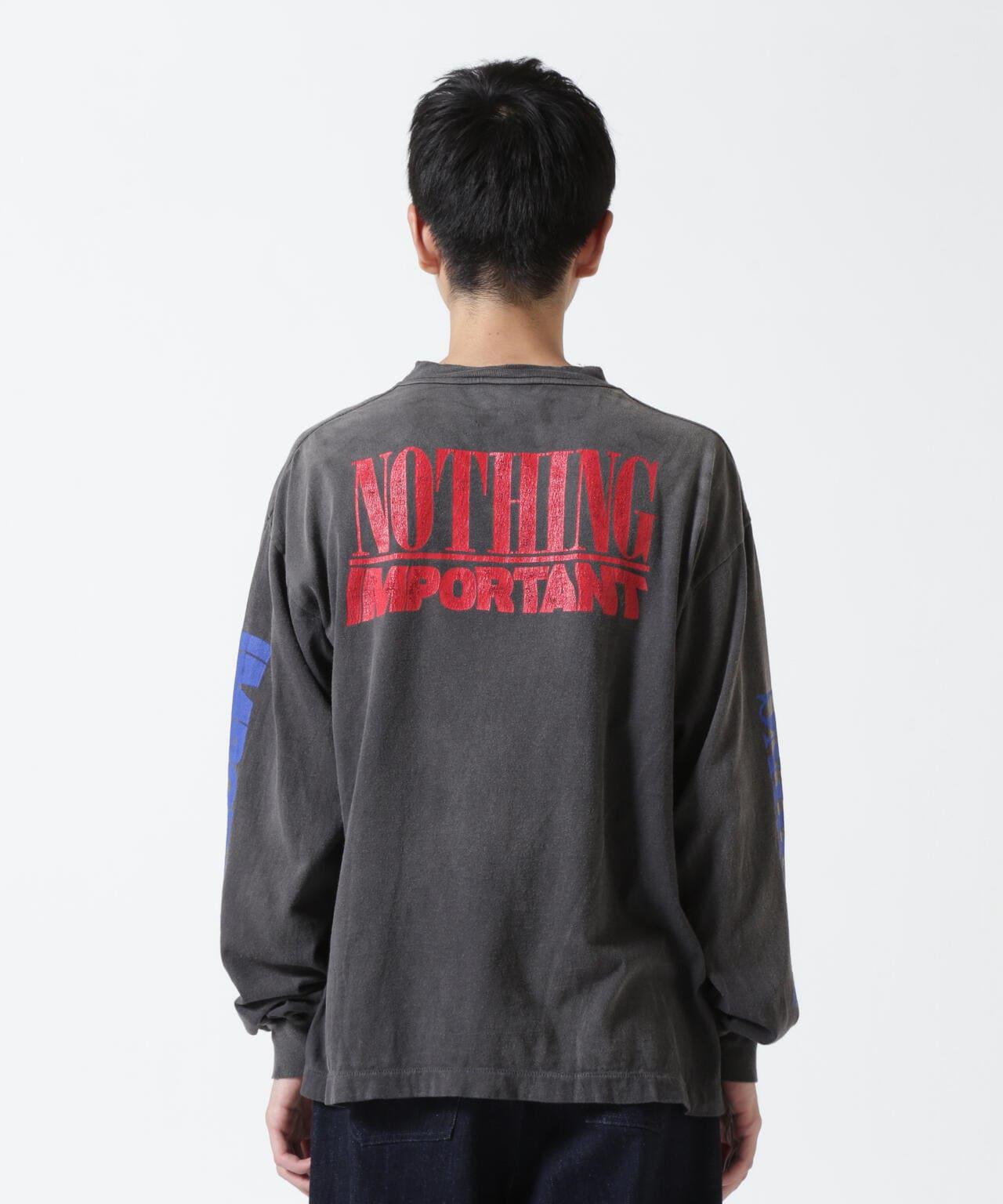 聖邁克爾/KK_LS TEE/無印/黑色
