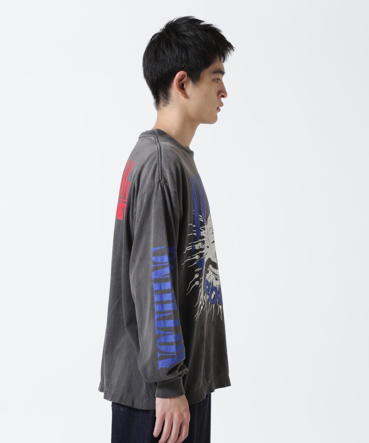 聖邁克爾/KK_LS TEE/無印/黑色