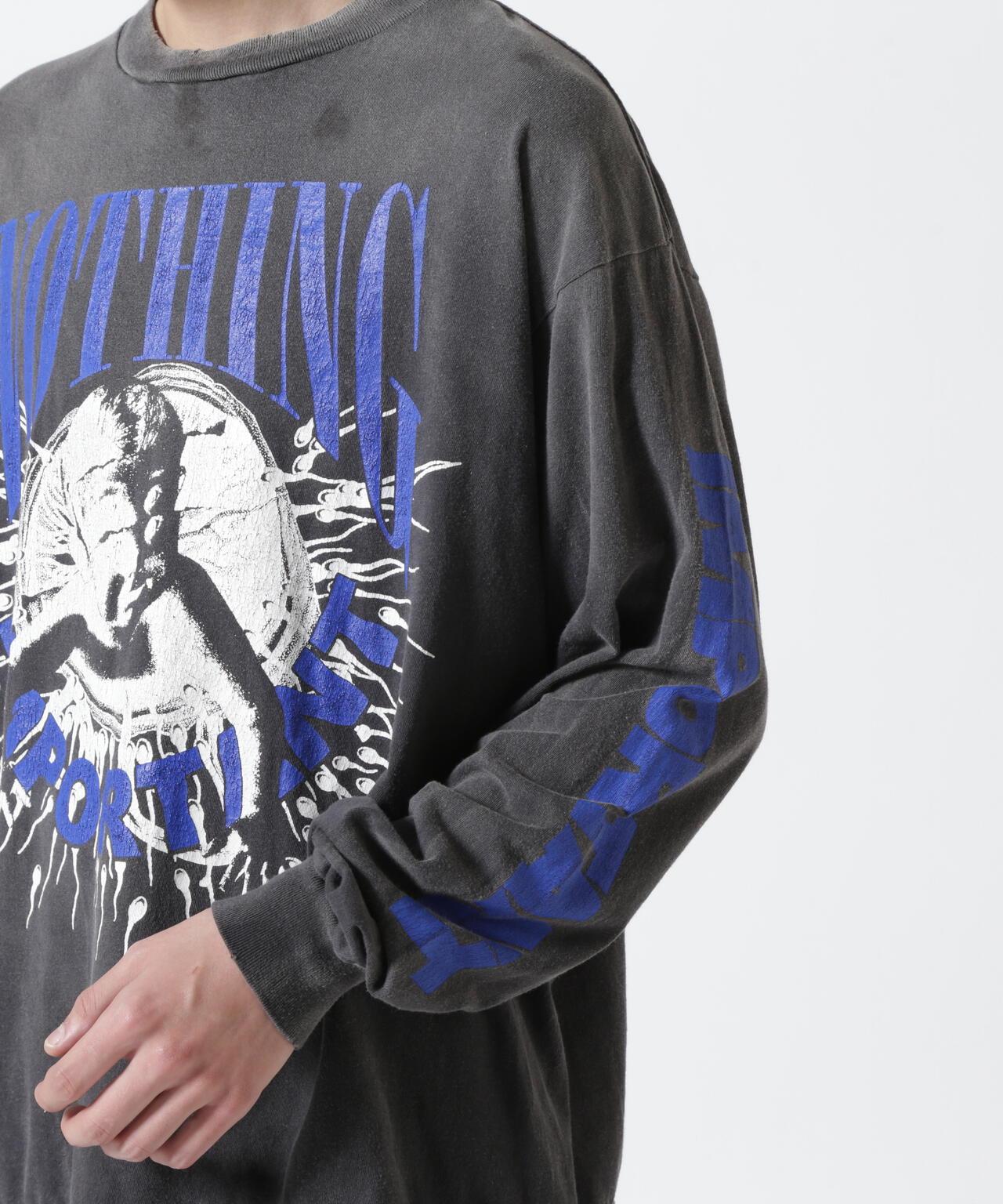 聖邁克爾/KK_LS TEE/無印/黑色