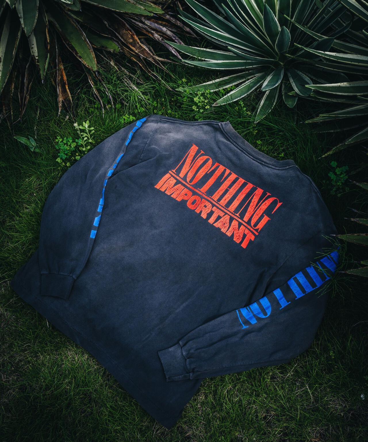 聖邁克爾/KK_LS TEE/無印/黑色