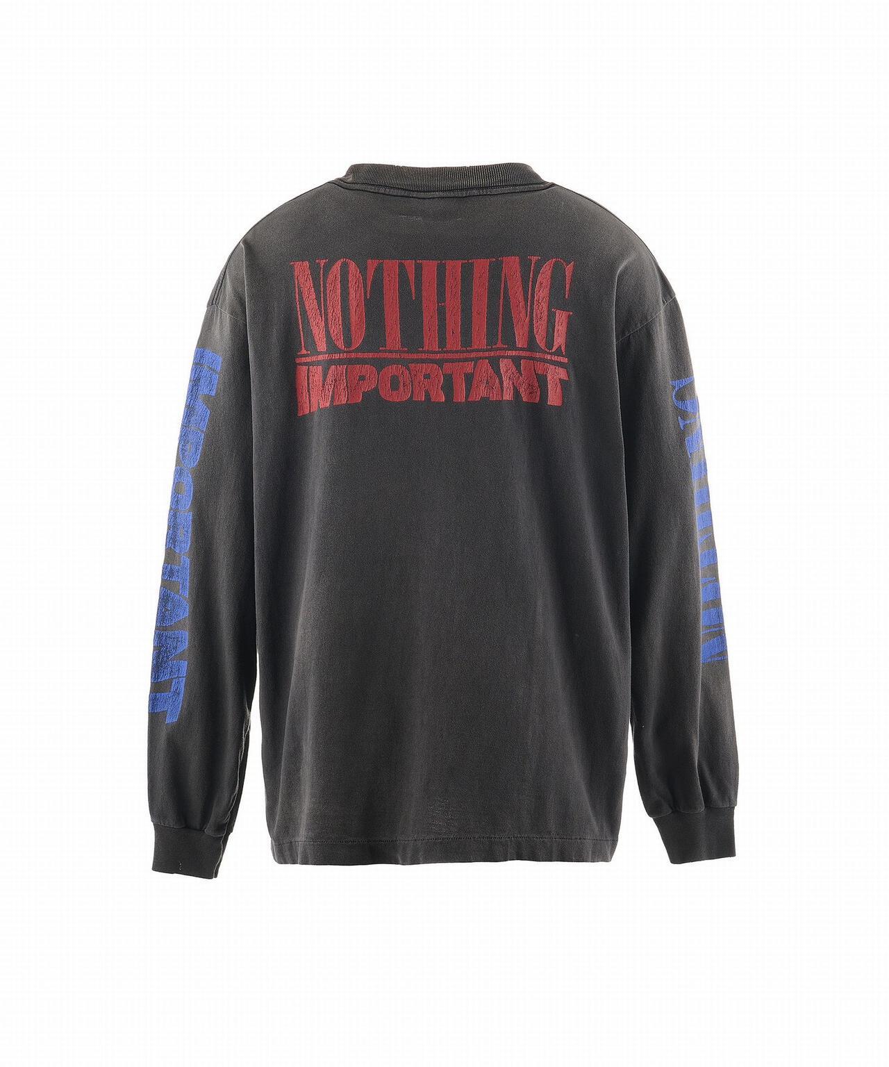 聖邁克爾/KK_LS TEE/無印/黑色