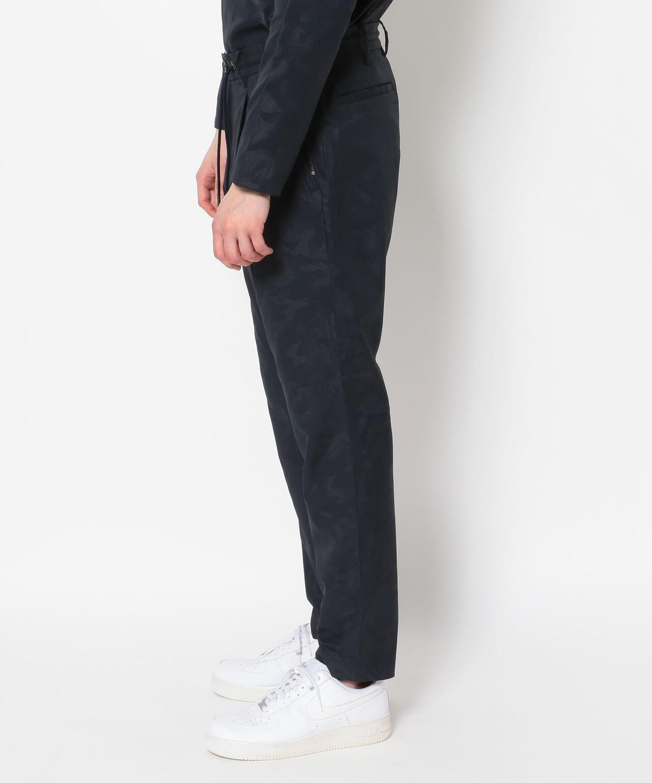 junhashimoto/俊橋本/SIDE GATHER PANTS -迷彩 《空氣》 點綴-
