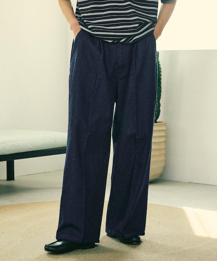 寬鬆直筒牛仔褲