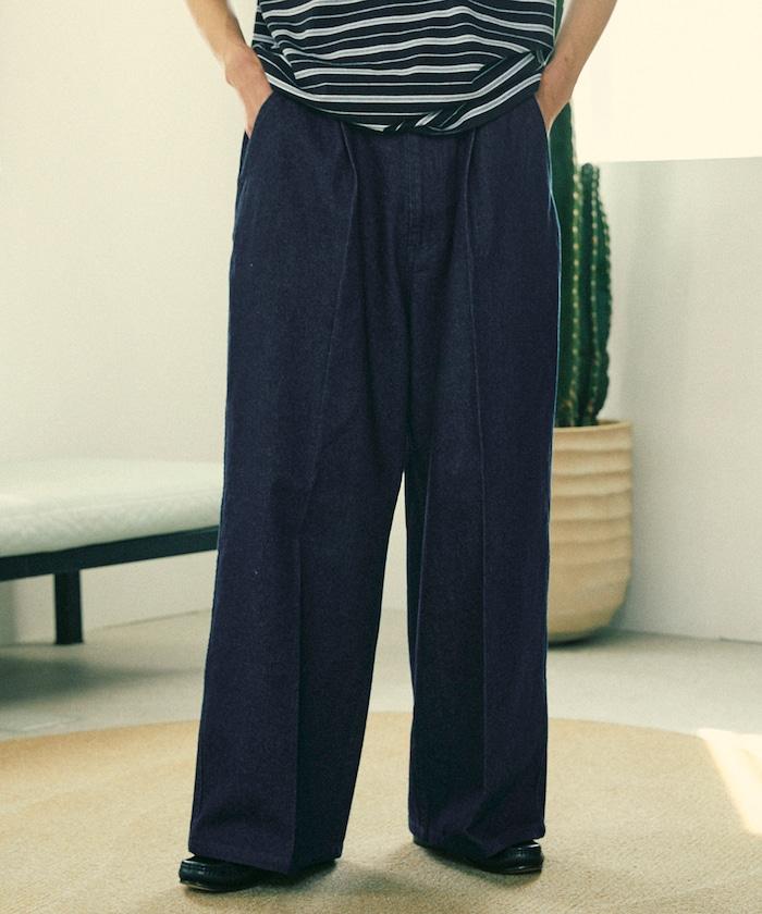 寬鬆直筒牛仔褲